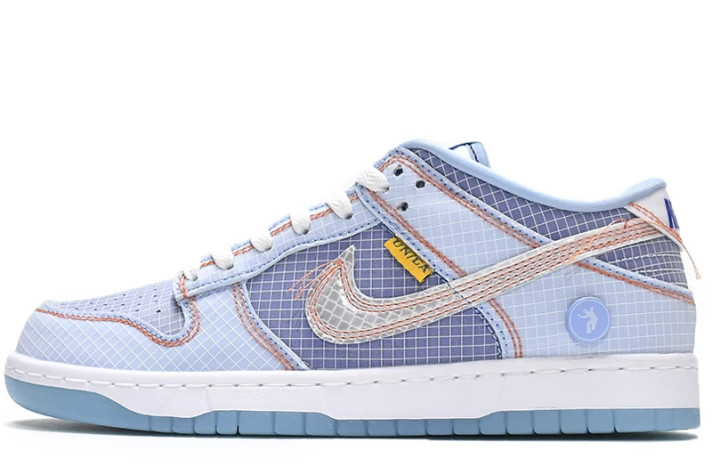 Кроссовки Nike Dunk SB Low Light Blue Union Passport Pack Argon DJ9649-400 голубые