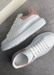 Кроссовки Alexander McQueen White Pink живое фото 2