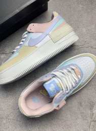Кроссовки Nike Air Force 1 Low Shadow Glacier Blue живое фото 2