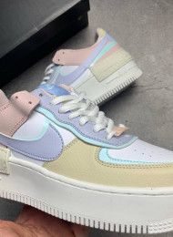 Кроссовки Nike Air Force 1 Low Shadow Glacier Blue живое фото 3
