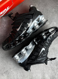 Кроссовки Nike Shox TL Black Grey живое фото 1