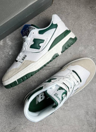 Кроссовки New Balance 550 White Green живое фото 2